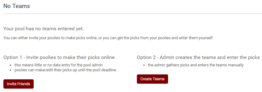 my pool picks
