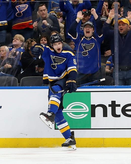 Hockey News Schenn, Sanford each score twice, Blues' beat Hurricanes 63